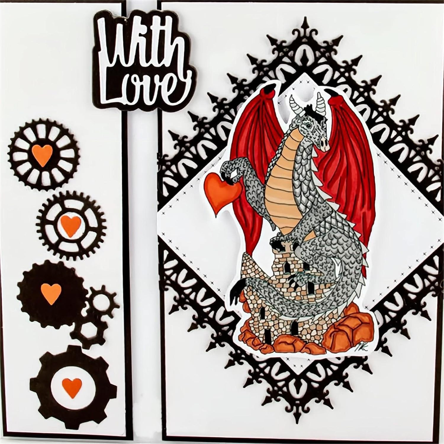 Metal Cutting Dies Word Phrase Card Frame Carbon Steel Die Cut Stencil Craft