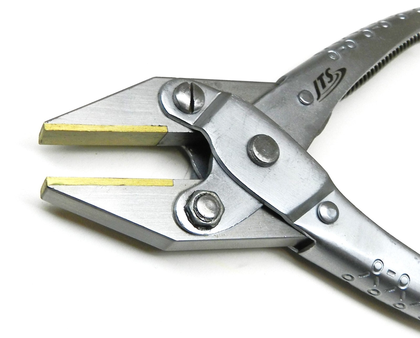 Brass Jaw Parallel Flat Nose Pliers 125mm Non Marring Jaws for Jewelry Crafts