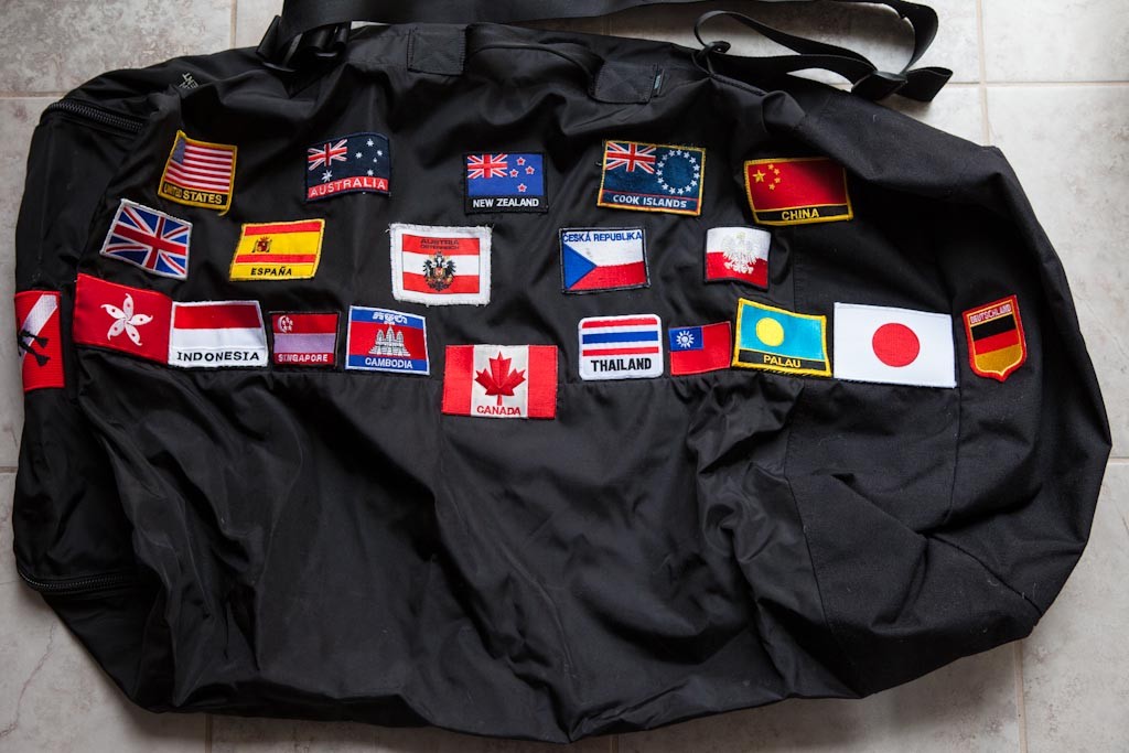 National Flag America Emblem Iron Patch Embroidery Backpack Country All World