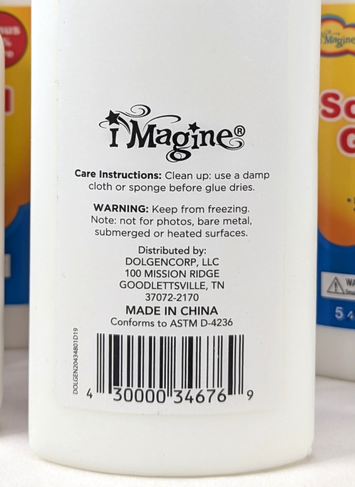 set of school glue and Elmer’s Magical Liquid confetti slime activator Crayola