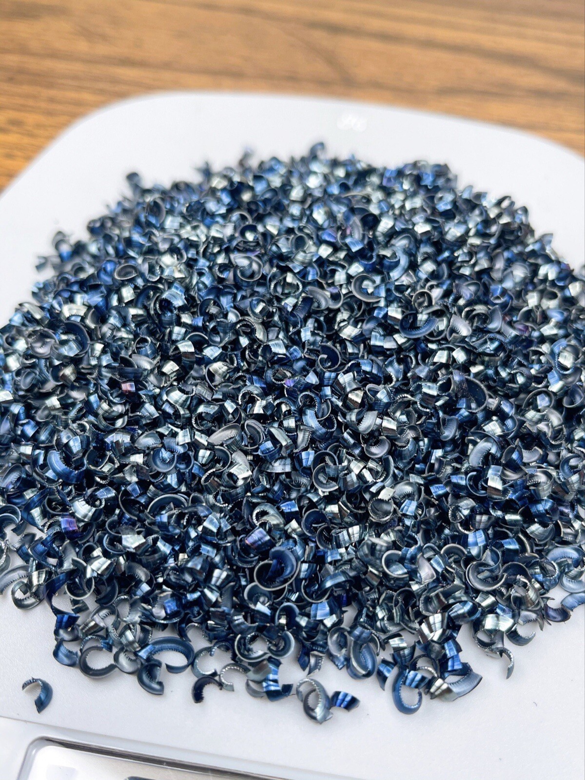 Blue 4140 Steel Alloy Shavings – Orgonite Supplies – By The Pound