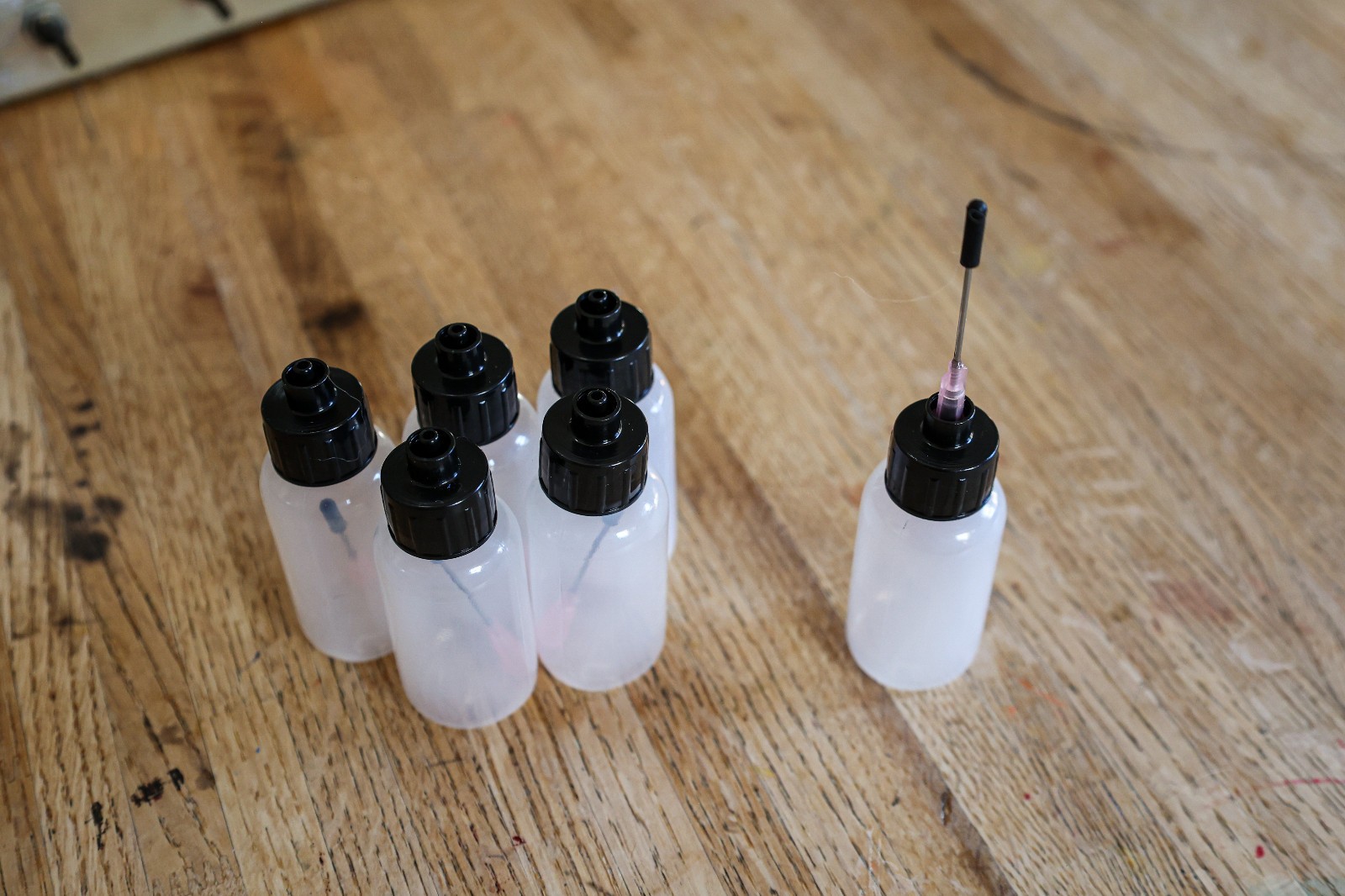 1oz Precision Squeeze Bottles, 10Pcs Long Needle – Small with tip 30ml