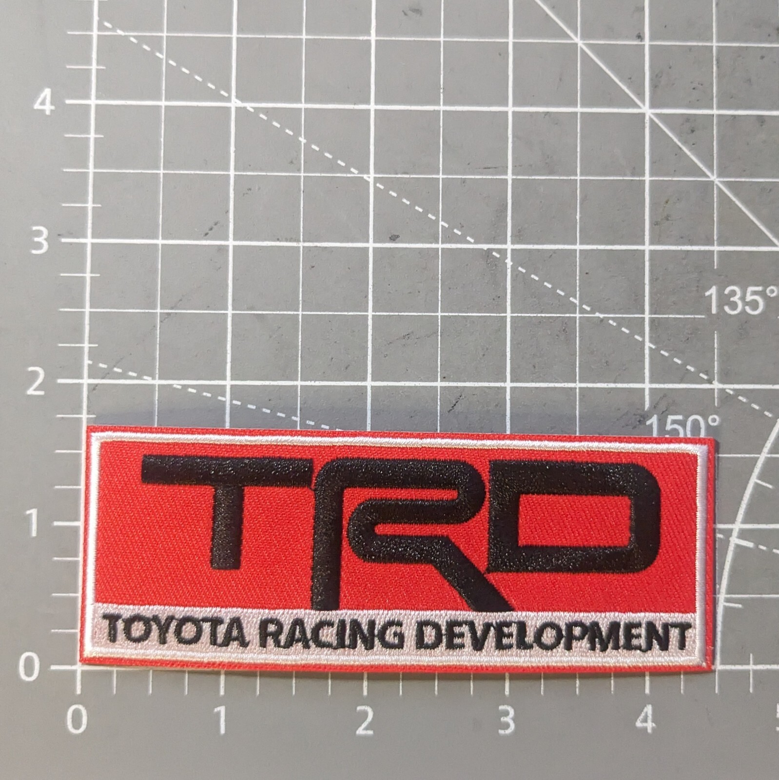 TRD Patch Toyota Racing Cars Trucks Auto Motorsport Embroidered Iron On 1.75×4.5