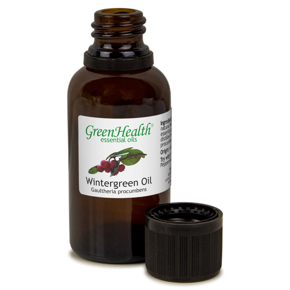 1 fl oz Wintergreen Essential Oil (100% Pure & Natural) – GreenHealth