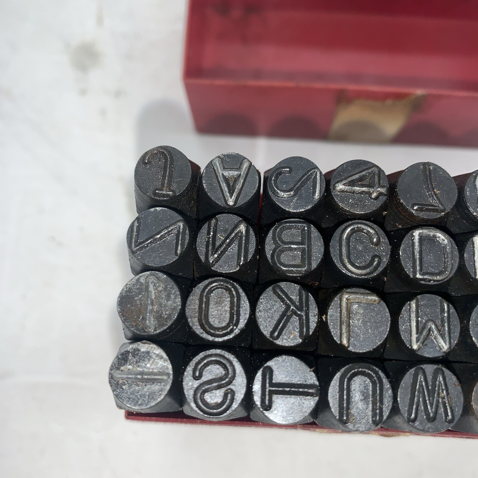 Pittsburgh 36Pcs 3/8″ High Carbon Steel Metal Punch Letter & Number Stamping Set