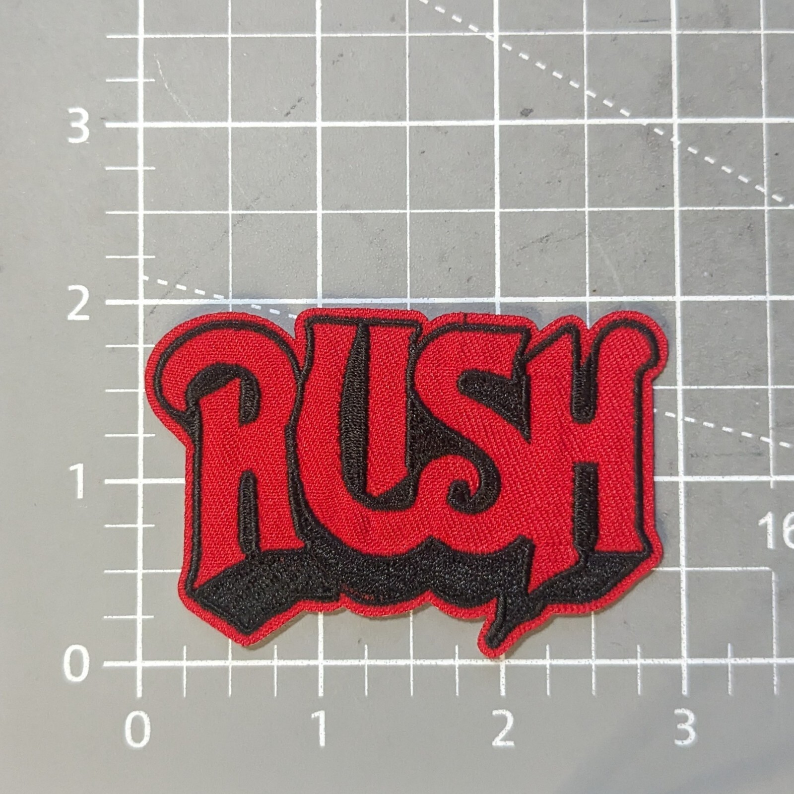 Rush Band Patch 90s Hard Progressive Rock Heavy Metal Embroidered Iron On 2×3”