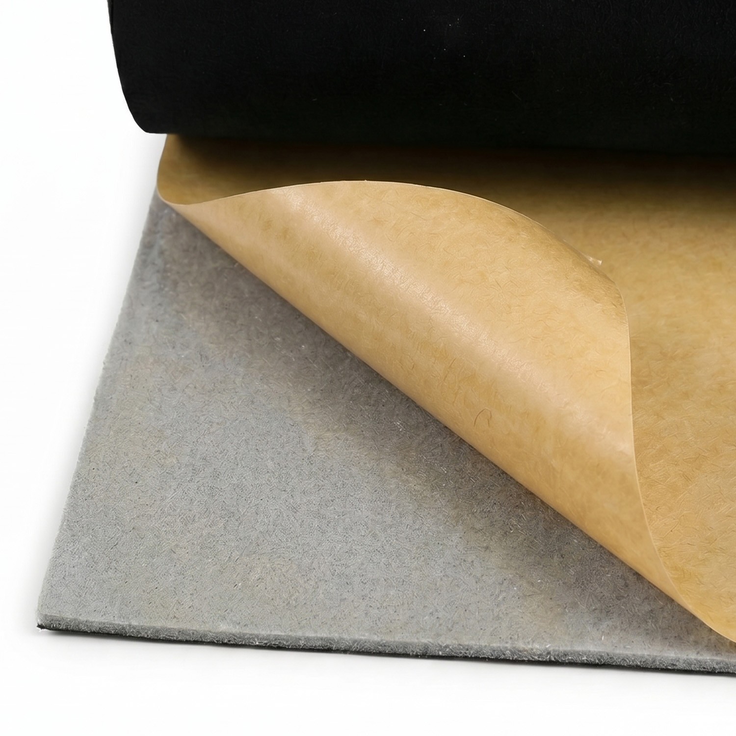 Multiple Size Black Suede Headliner Fabric with Adhesive Based & Roller Replace