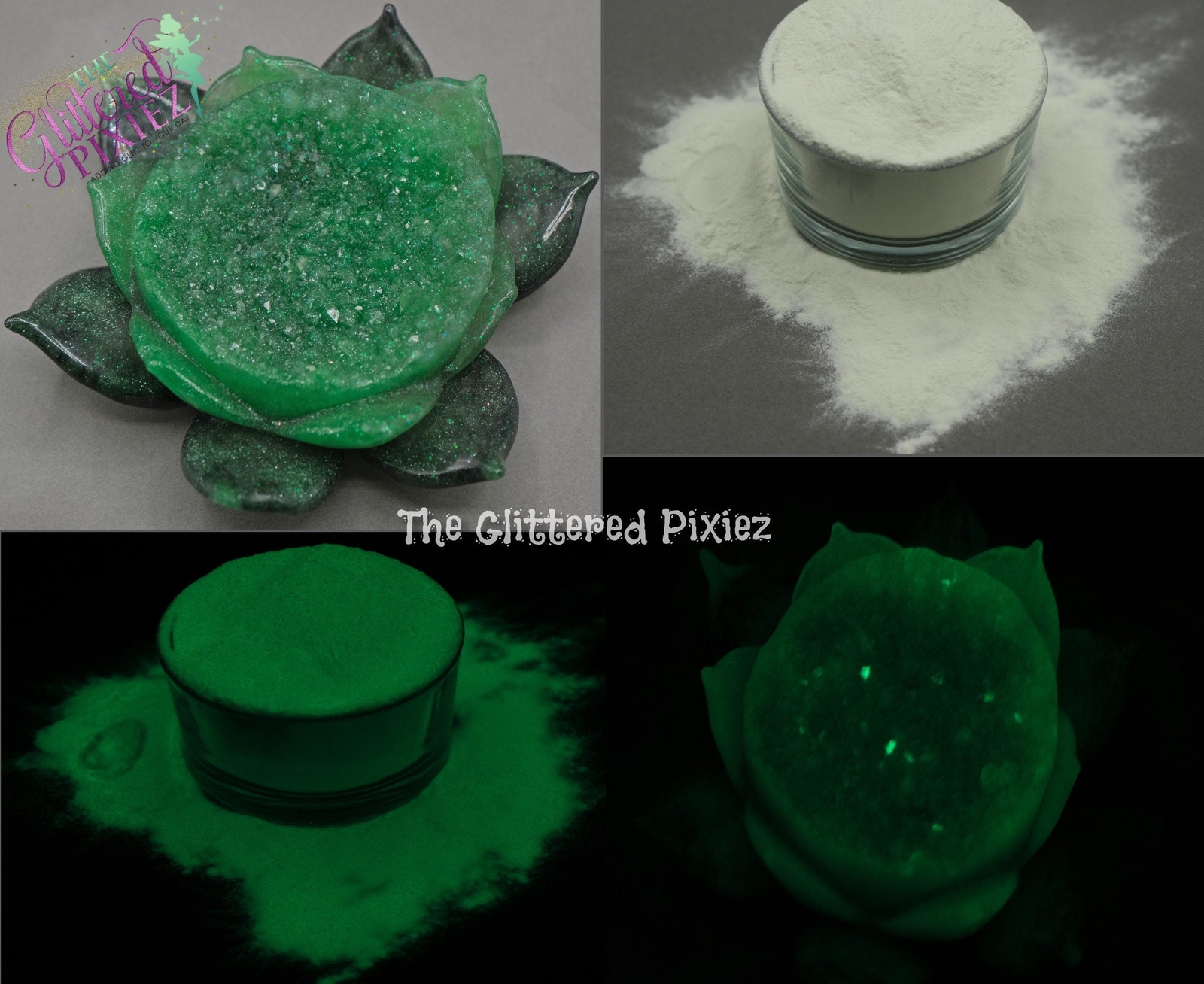 GLOW WORM glow in the dark powder –
