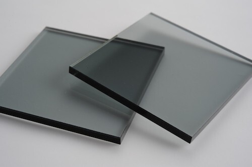 Gray Tint Lexan Polycarbonate Plastic Unbreakable Film-Masked Replacement Sheet