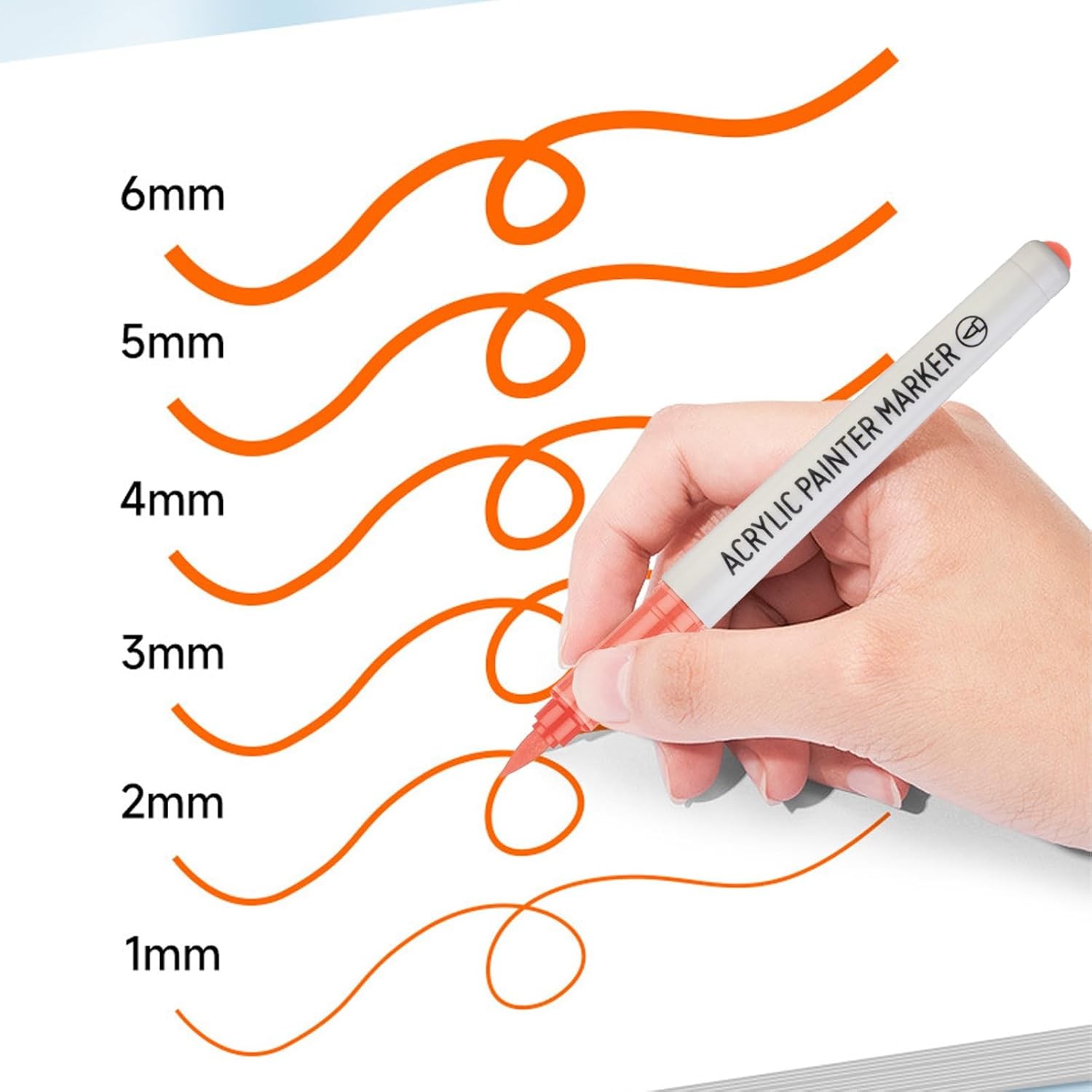 Skin Tone Acrylic Paint Pens,Colored 1 Count (Pack of 1),