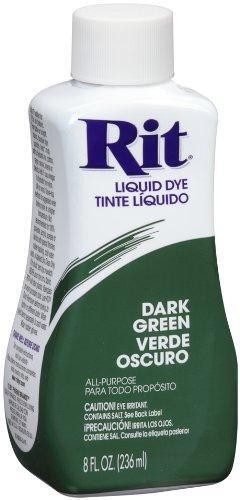 Rit Dye Liquid Fabric Dye, 8-Ounce, Dark Green