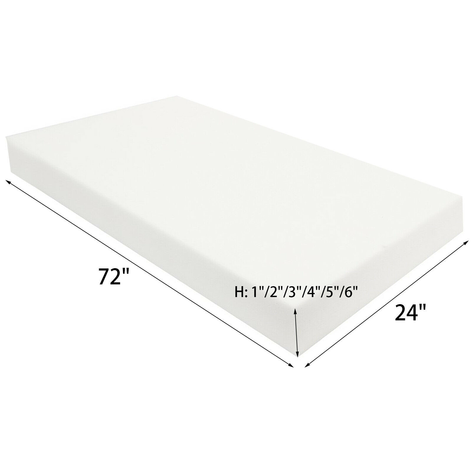 High Density Upholstery Cushion Craft Foam Sheet Chair Sofa Seat Replacement