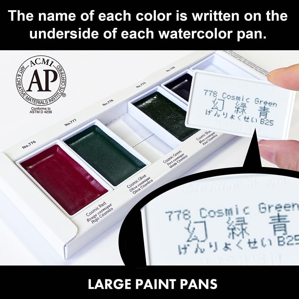 GANSAI TAMBI GRANULATING COLOR II 5 colors set, Watercolor Paint Set, Profess…