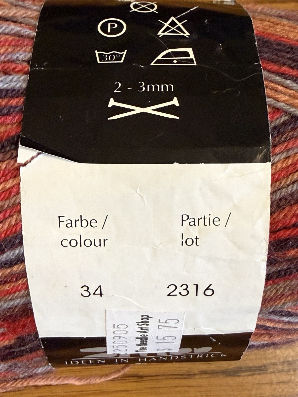 Trekking XXL Wool/Nylon Blend Sock Yarn 1 Skein, Color 34, Superwash