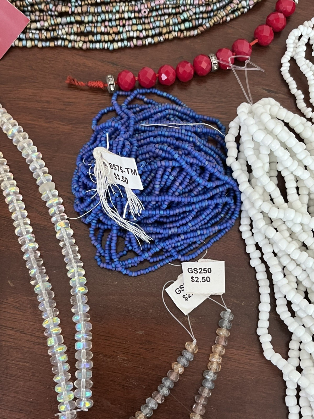 Lot of Beads for Craft – Glass, Millifiore, AB Luster, Lampwork