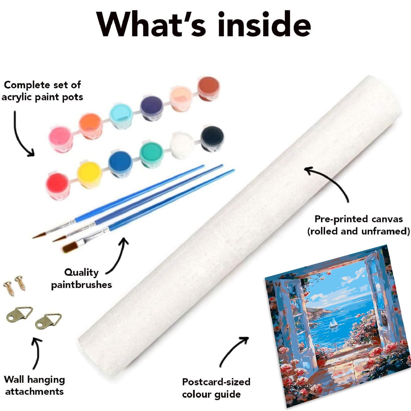 Scenery Paint by Numbers for Adults,Landscape Beach Paint by Number for Adult…