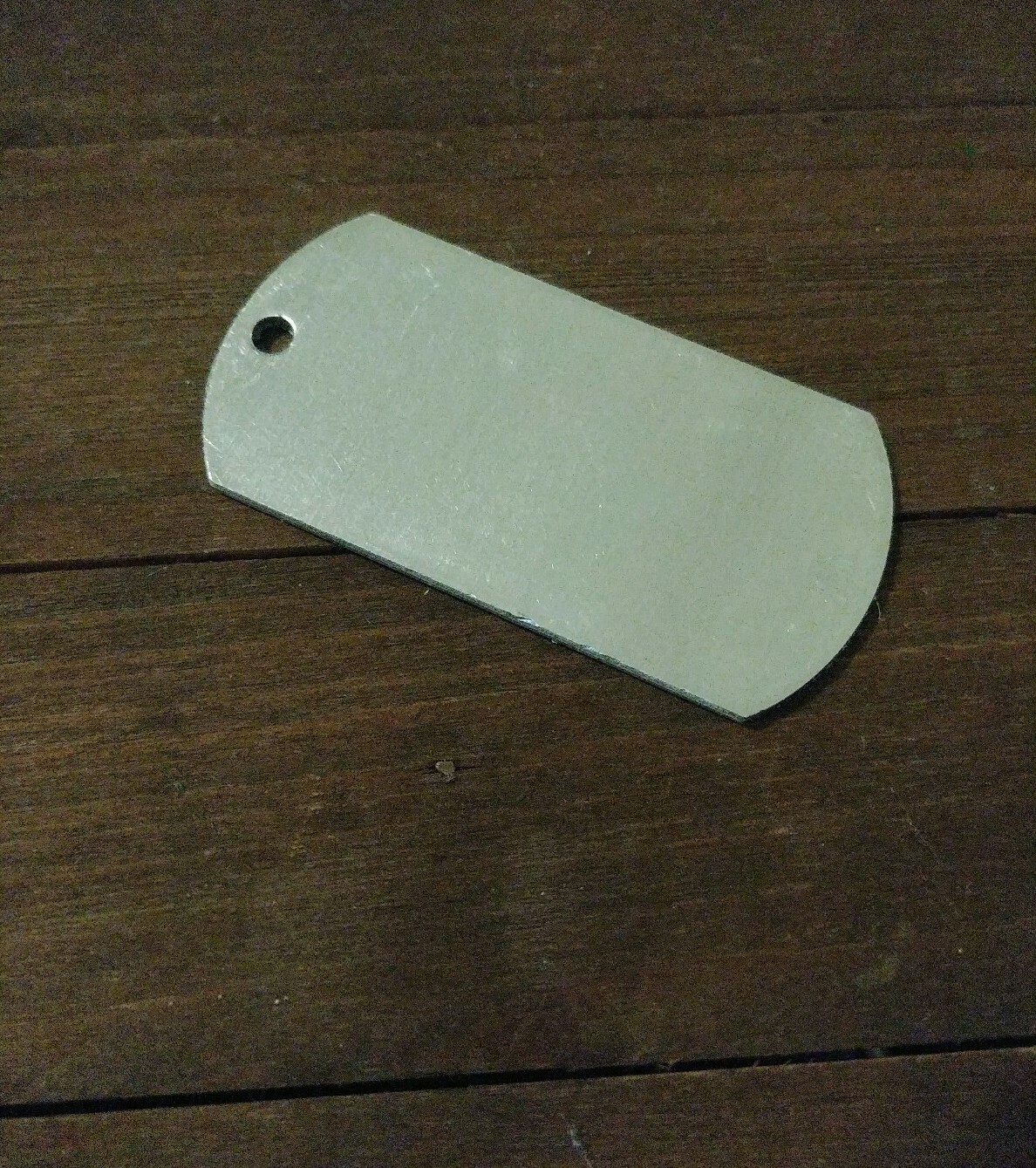 Large Dog Tag Stamping Blank 2″ Silver Aluminum 14 Gauge Metal Working