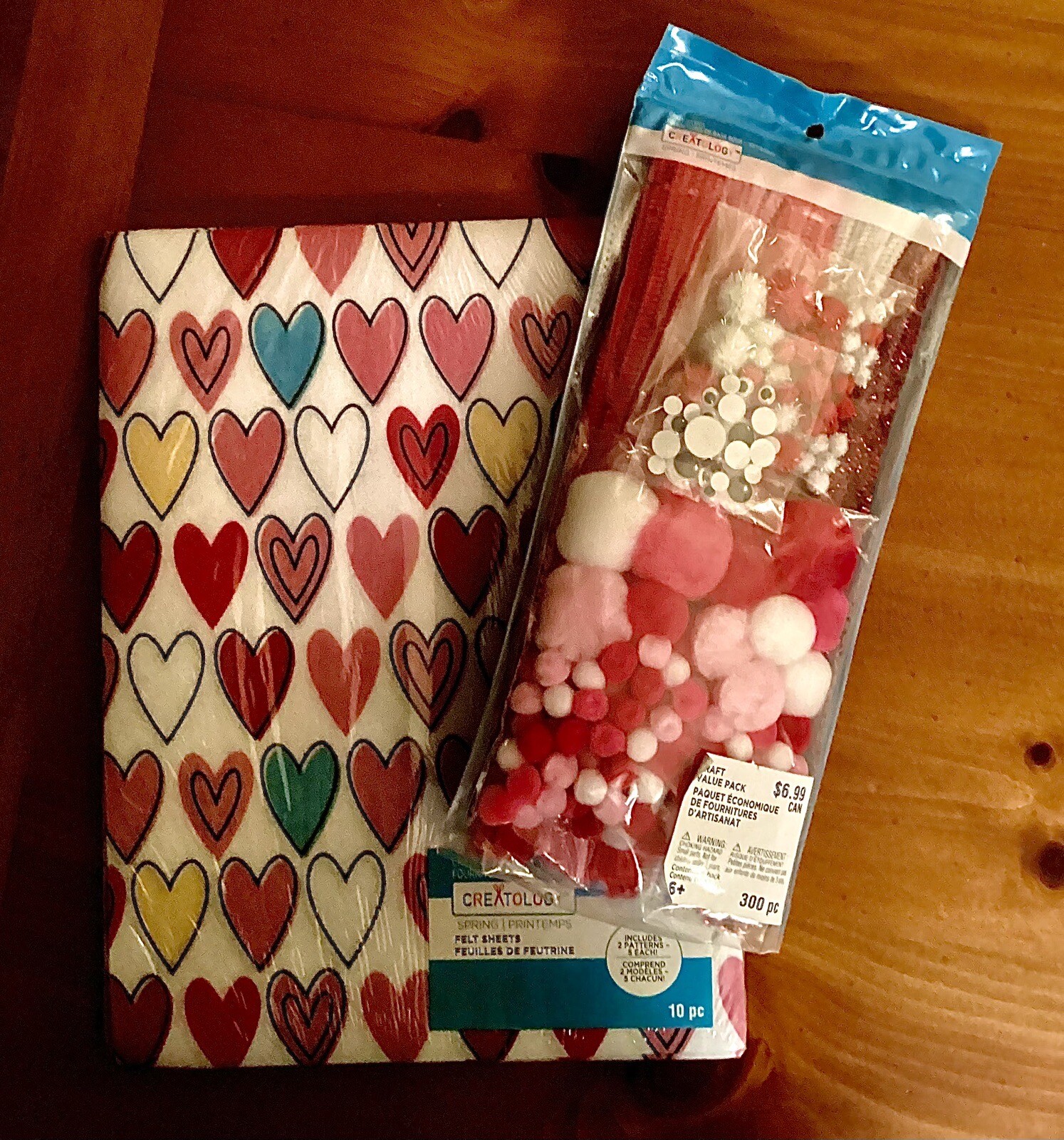 Creatology Felt 10 Sheets & 300 Pc Craft Poms & Chenille Stems Stocking Stuffers