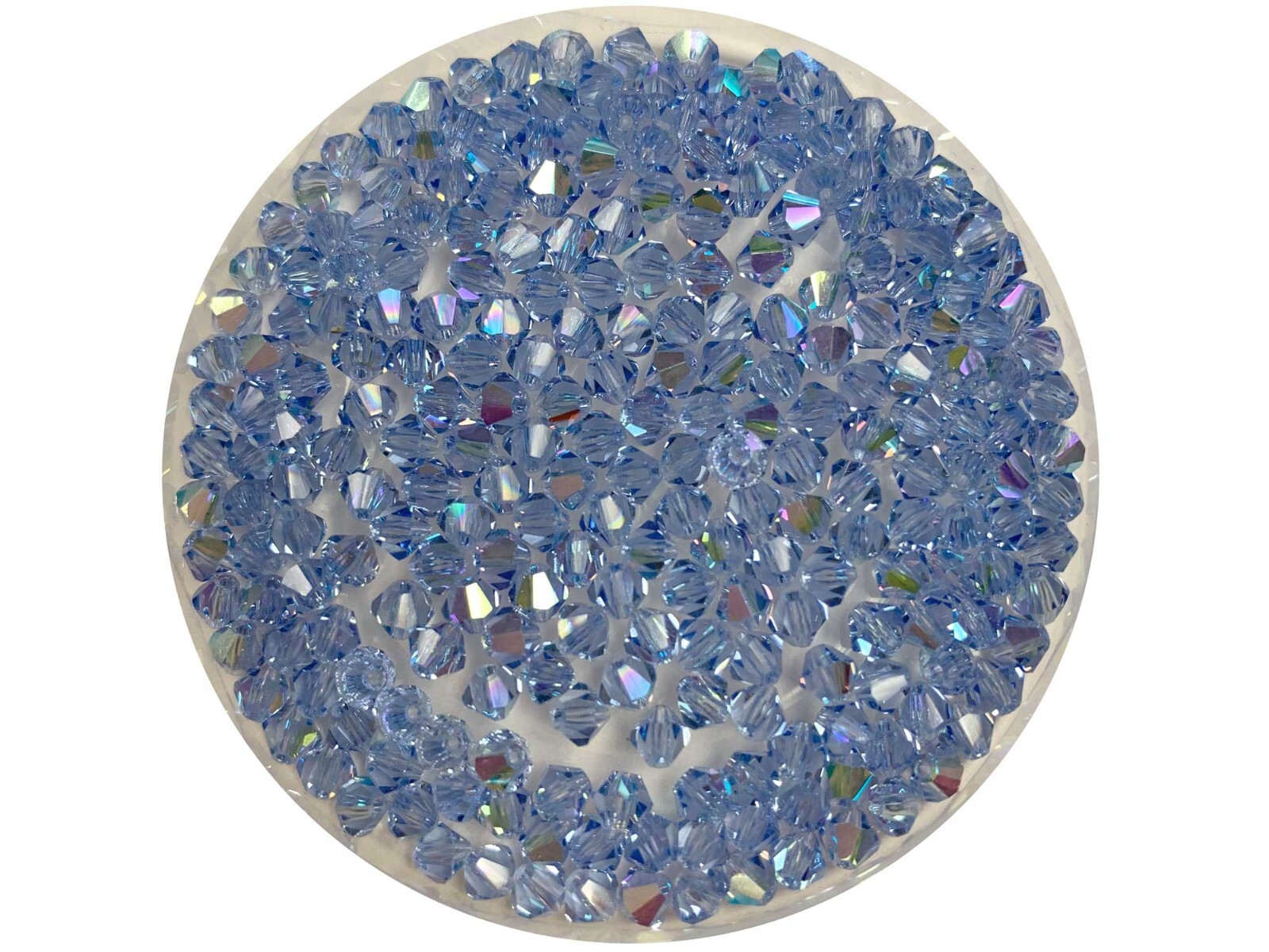 Light Sapphire ABCzech MC Glass Bicone Beads 3mm 4mm 6mm 8mm light blue crystals