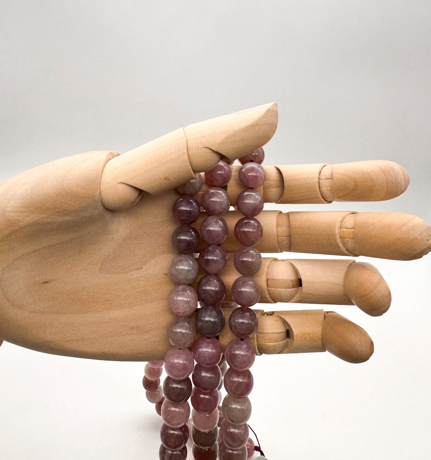 AAA Natural Madagascar Deep Pink Rose Quartz Round Gemstone Beads RN215