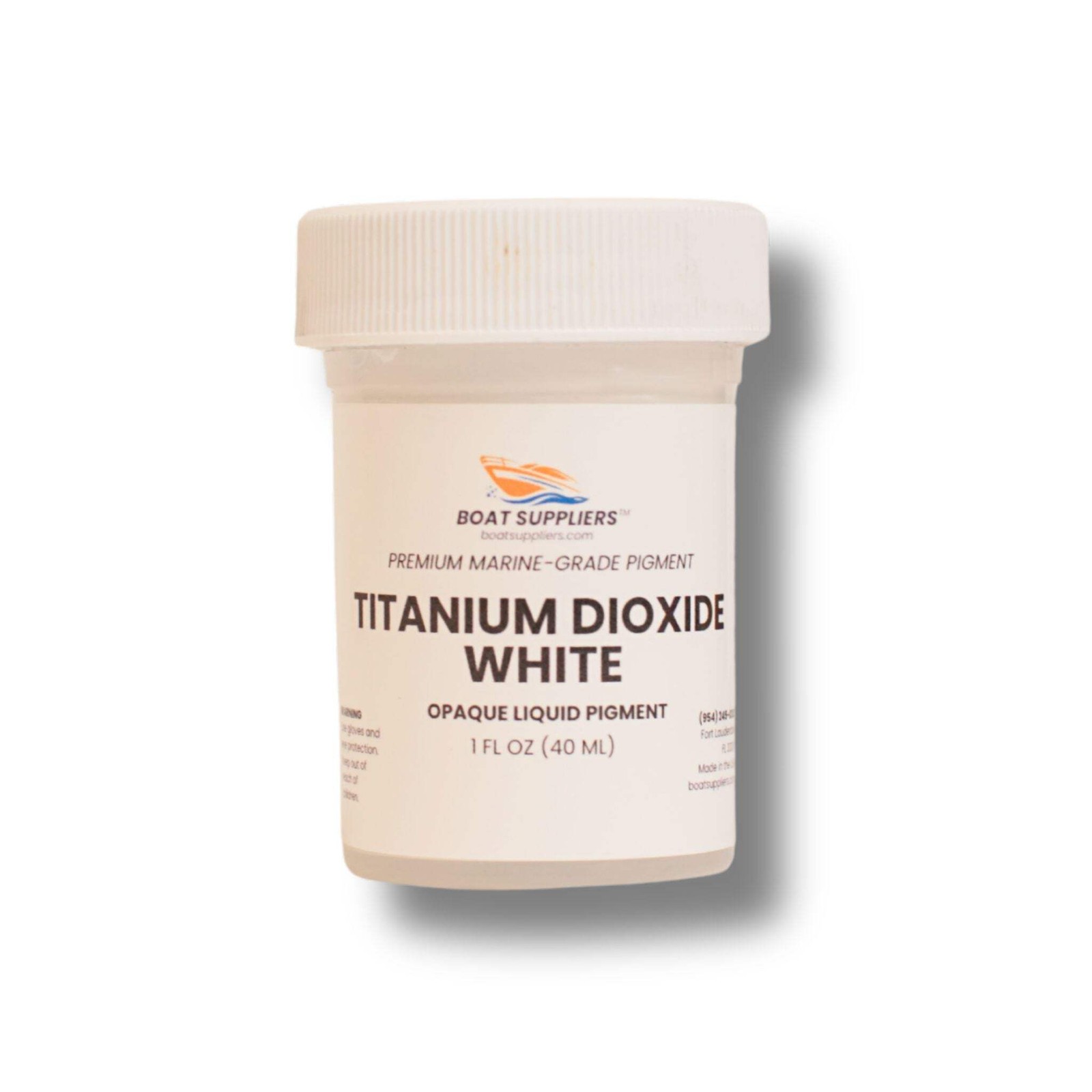 White Epoxy Resin Pigment – Opaque Liquid Colorant for Resin Art & Gelcoat 1oz