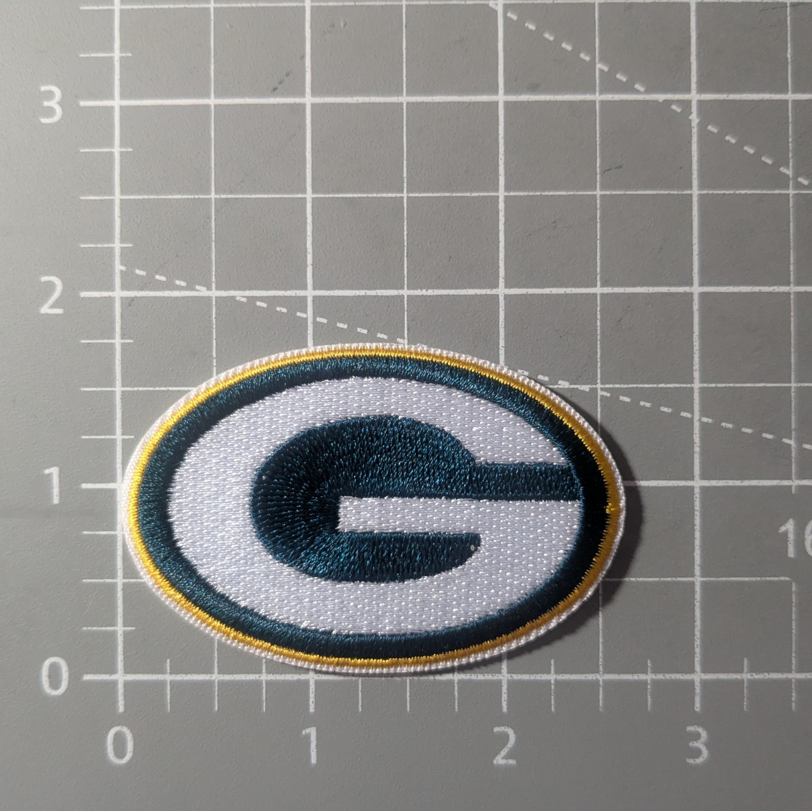 Green Bay Packers Patch Wisconsin NFL Football Embroidered Iron On 1.75×2.75
