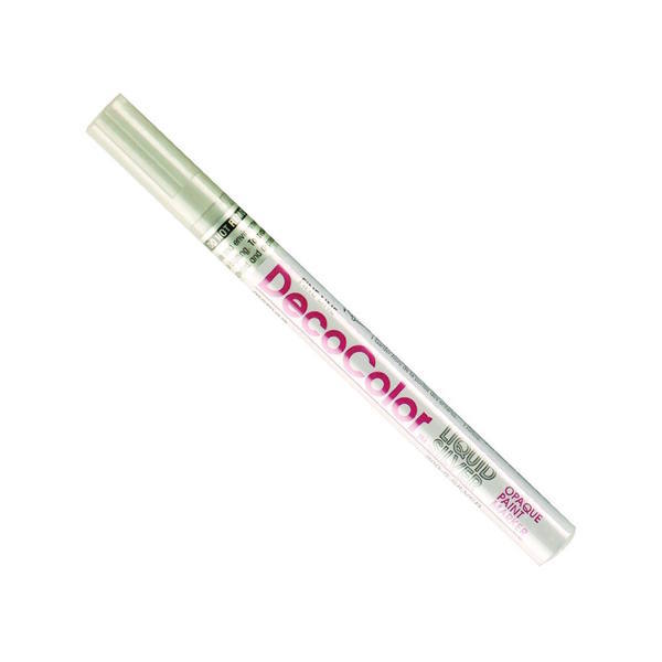 DecoColor, Paint Marker, Silver Ink, Opaque Marker, Permanent, Fine Point
