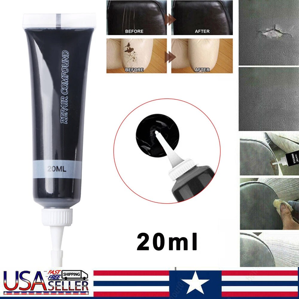 20ml* Advanced Leather Repair Kit Filler Vinyl DIY Car Seat Patch Sofa Rip Holes