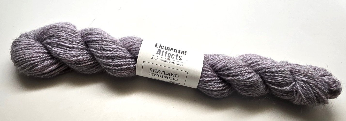 Single Elemental Affects Shetland Fingering 017 Lilac Lot MU85-D 1 oz/118 yd TM