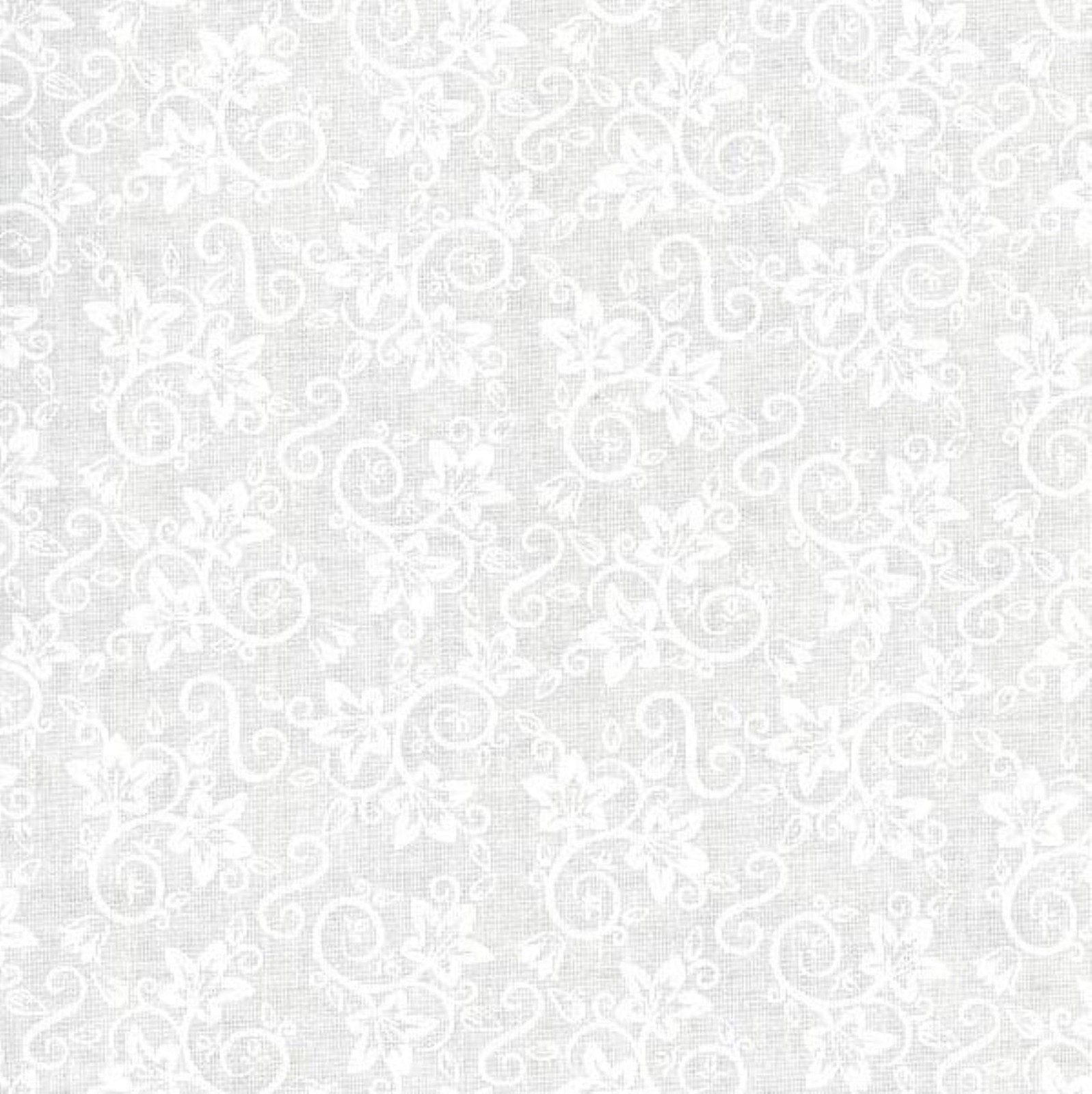 6 White on white Fat Quarters Bundle Tonal tone on tone Fabric