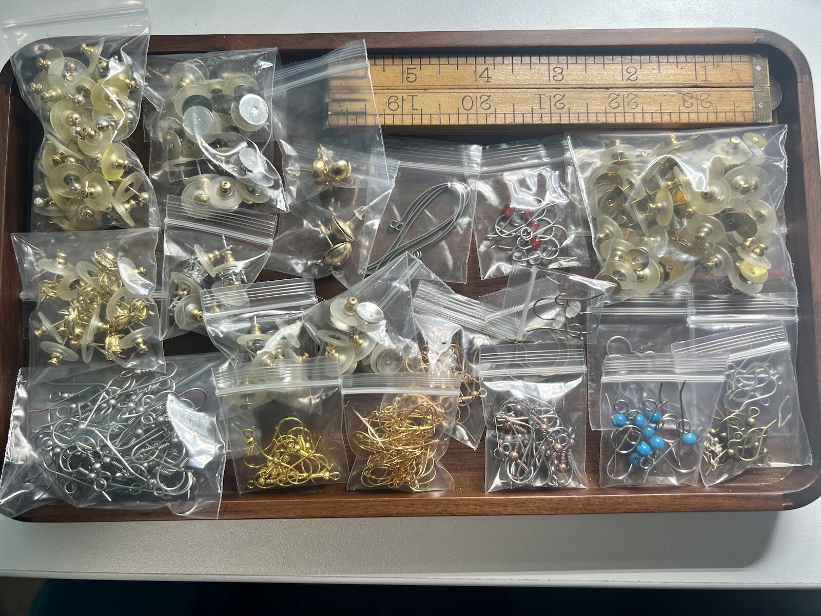 161 Pairs Pierced Earring Findings Mixed New Old Stock DIY Jewelry Making Lot