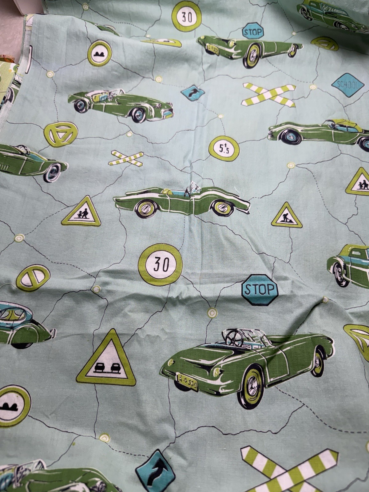 Vintage/ Modern Fabrics Over 10 Yards Sewn Blocks Quilting Crafts Scrap Pieces