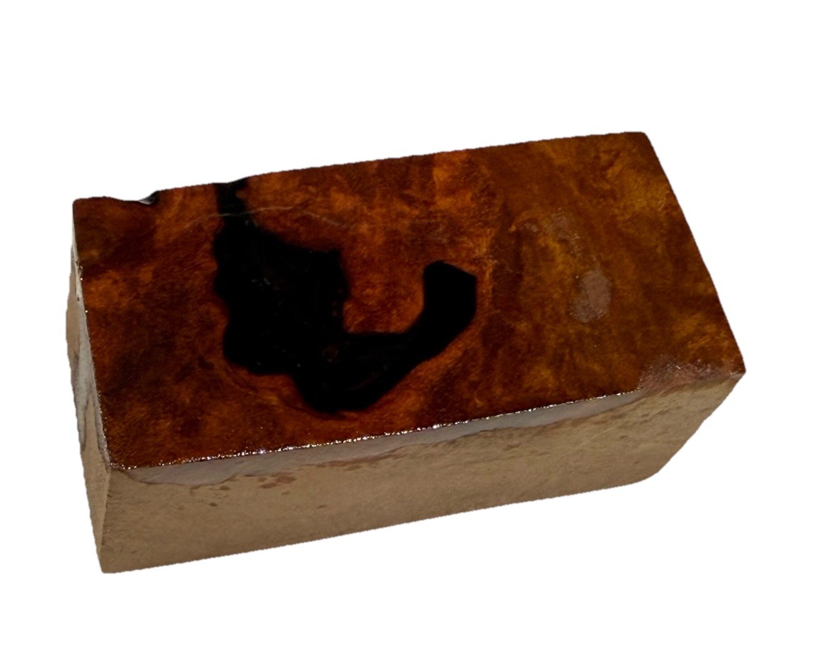 River Red Gum Burl turning blank 1-7/16″ x 1-7/16″ x 3″ (c48) See Description