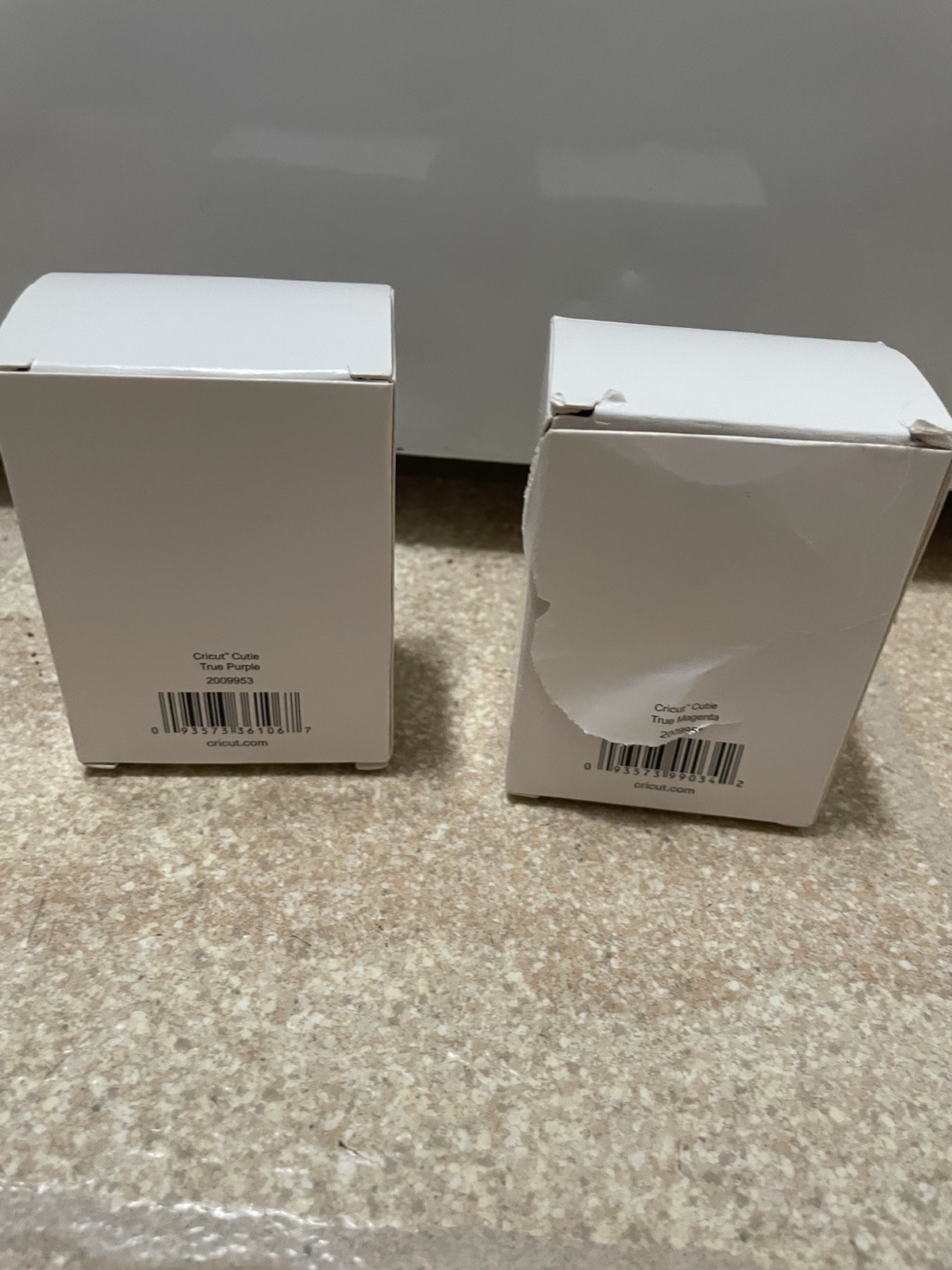 Cricut Cutie Collectible Figurines Lot Of 2 Purple Pink Magenta