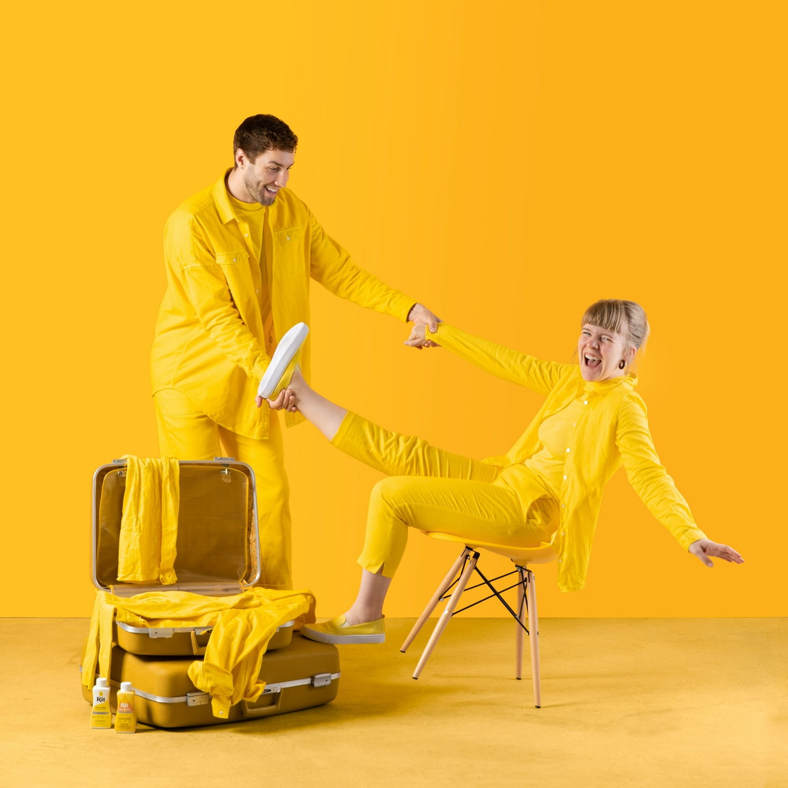 Rit Dye More Synthetic 7oz-Daffodil Yellow 3 Pack