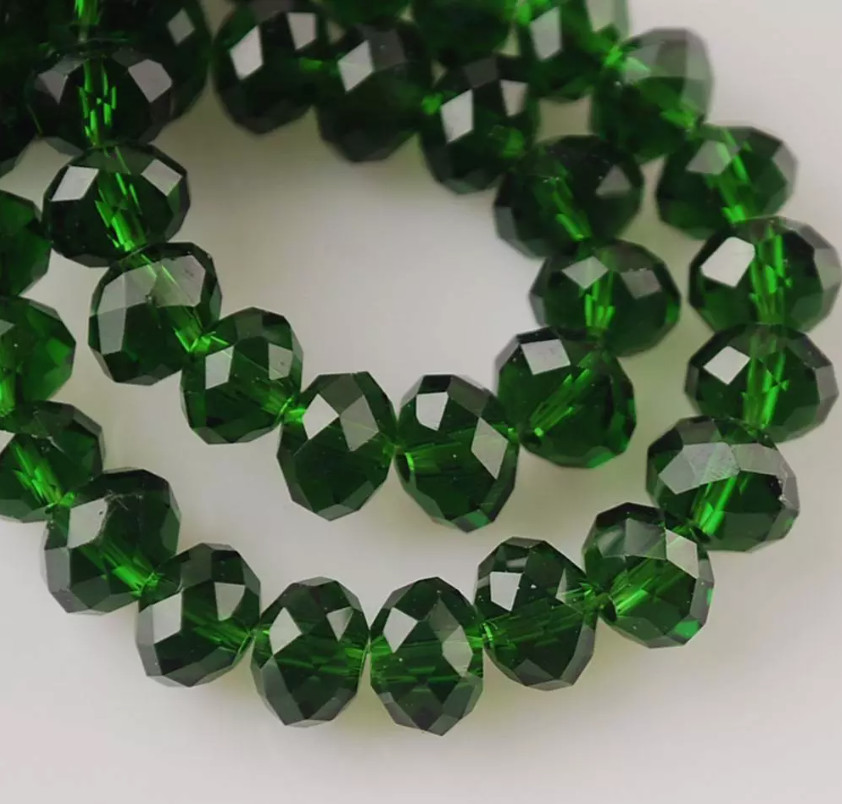 4mm 6mm 8mm 10mm 12mm Rondelle crystal Loose spacer beads Jewelry Making Crafts