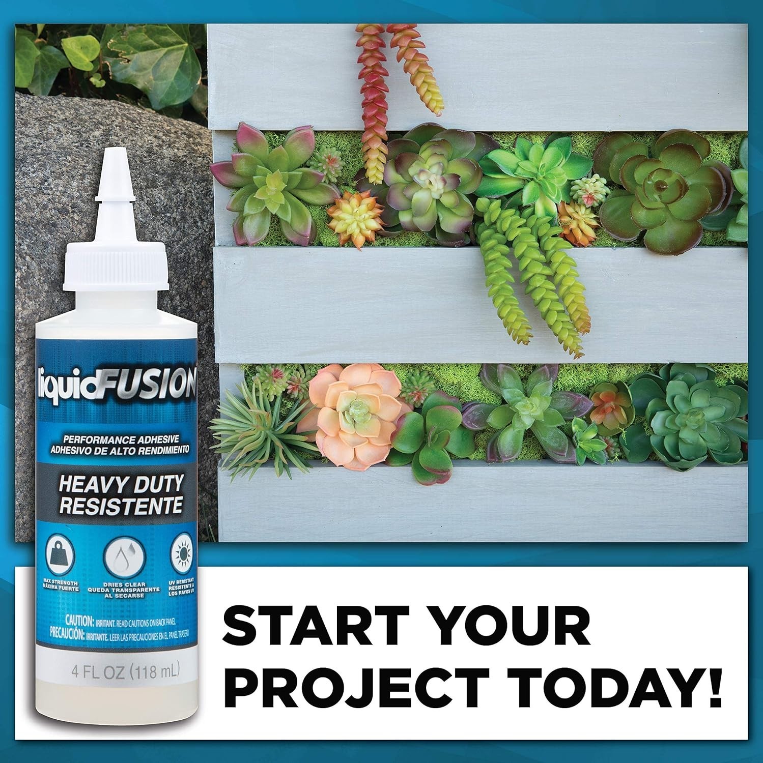 Liquid Fusion Heavy-Duty Glue 4 fl oz, Maximum Strength, NonToxic & Dries Cle…