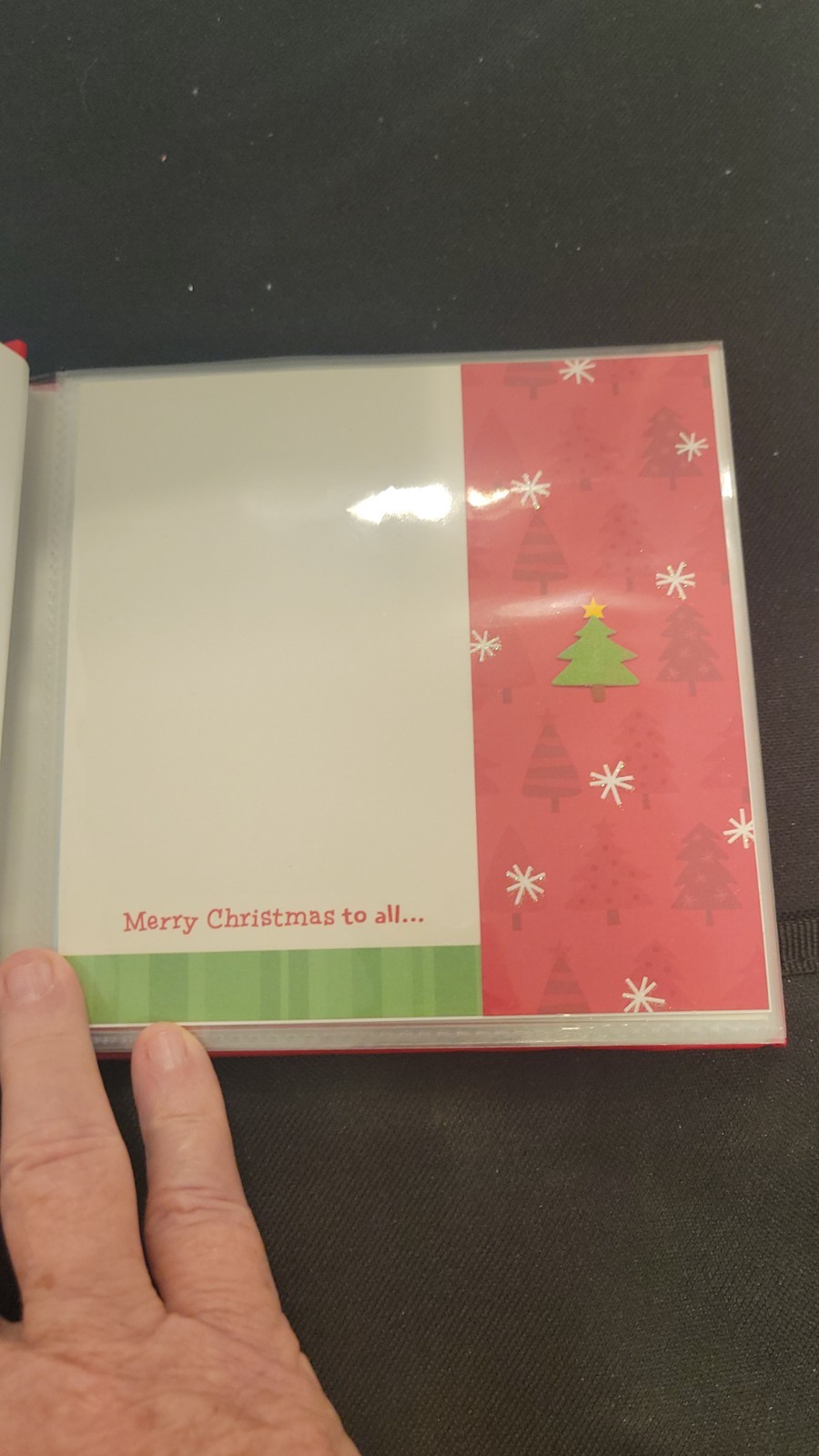 Hallmark Christmas Instant Scrapbook 20 Pg TIS THE SEASON Acid Free Paper VG Con