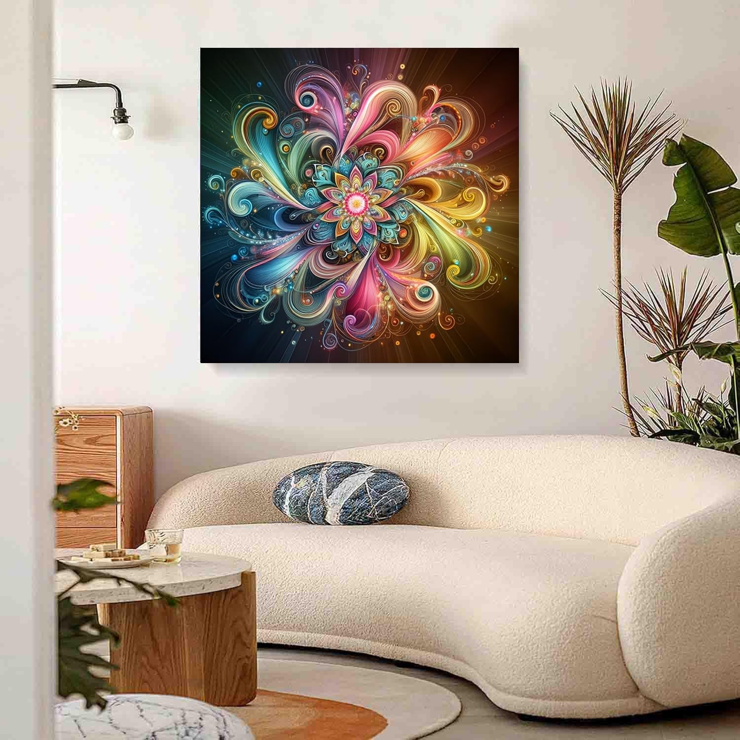 Flower Diamond Art Kit for Adults DIY Floral Painting Craft Decor