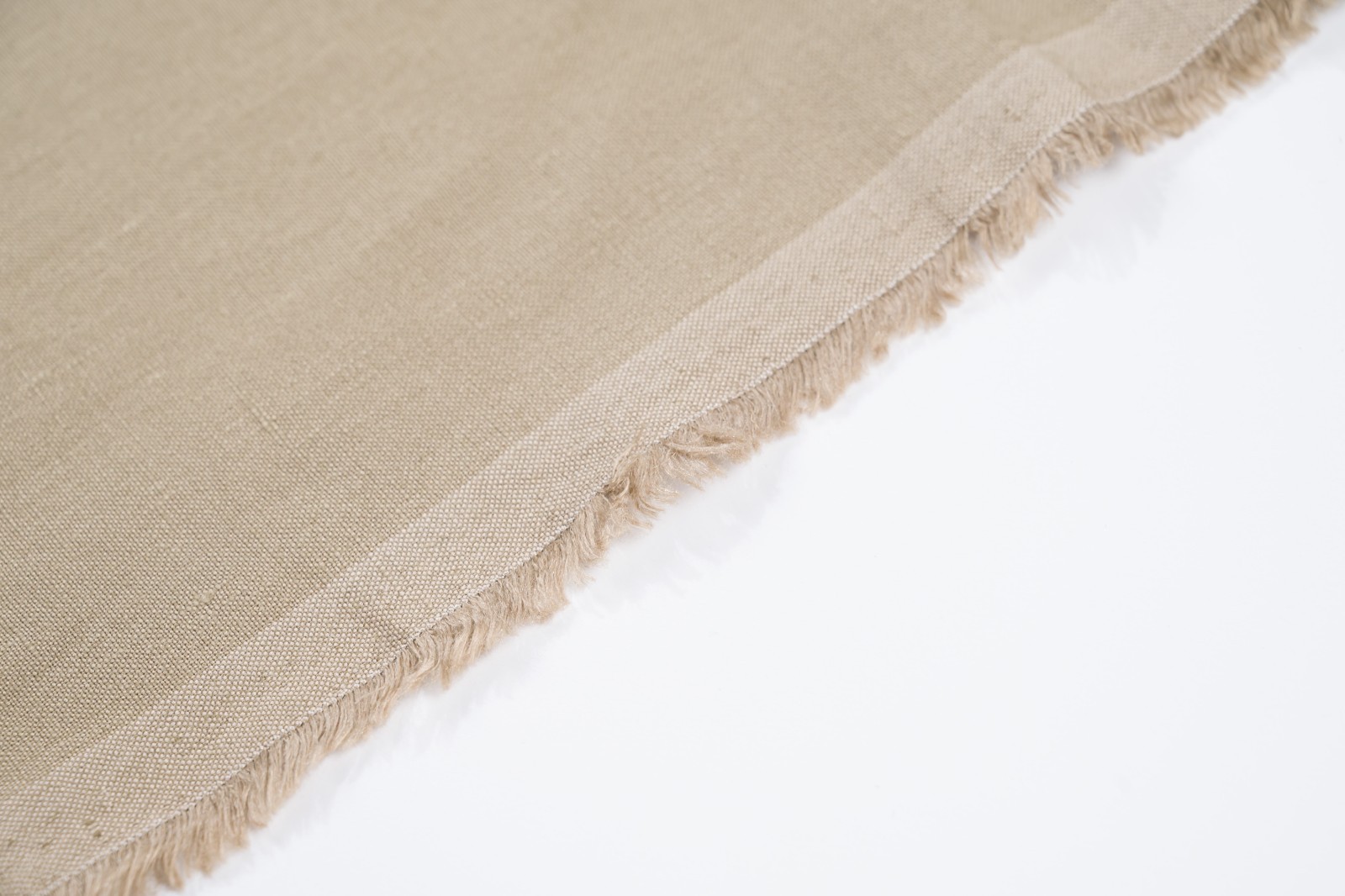 Luxury Linen Cotton Trouser Fabric Sand Beige 270g 2.3m Bespoke Chinos Italy