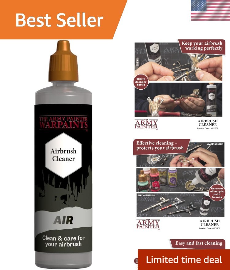 Effective 100ml Cleaner for Acrylic Paints – Perfect for Miniature Restoration