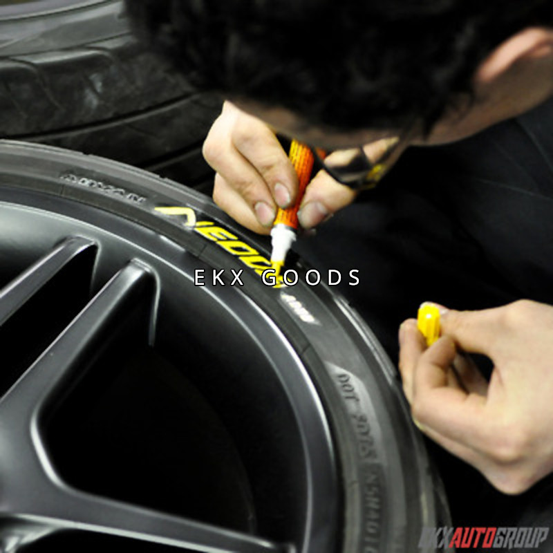 Tire Ink Permanent Marker Tyre Lettering Paint Pen USA Seller TOYO 4 Pack Yellow