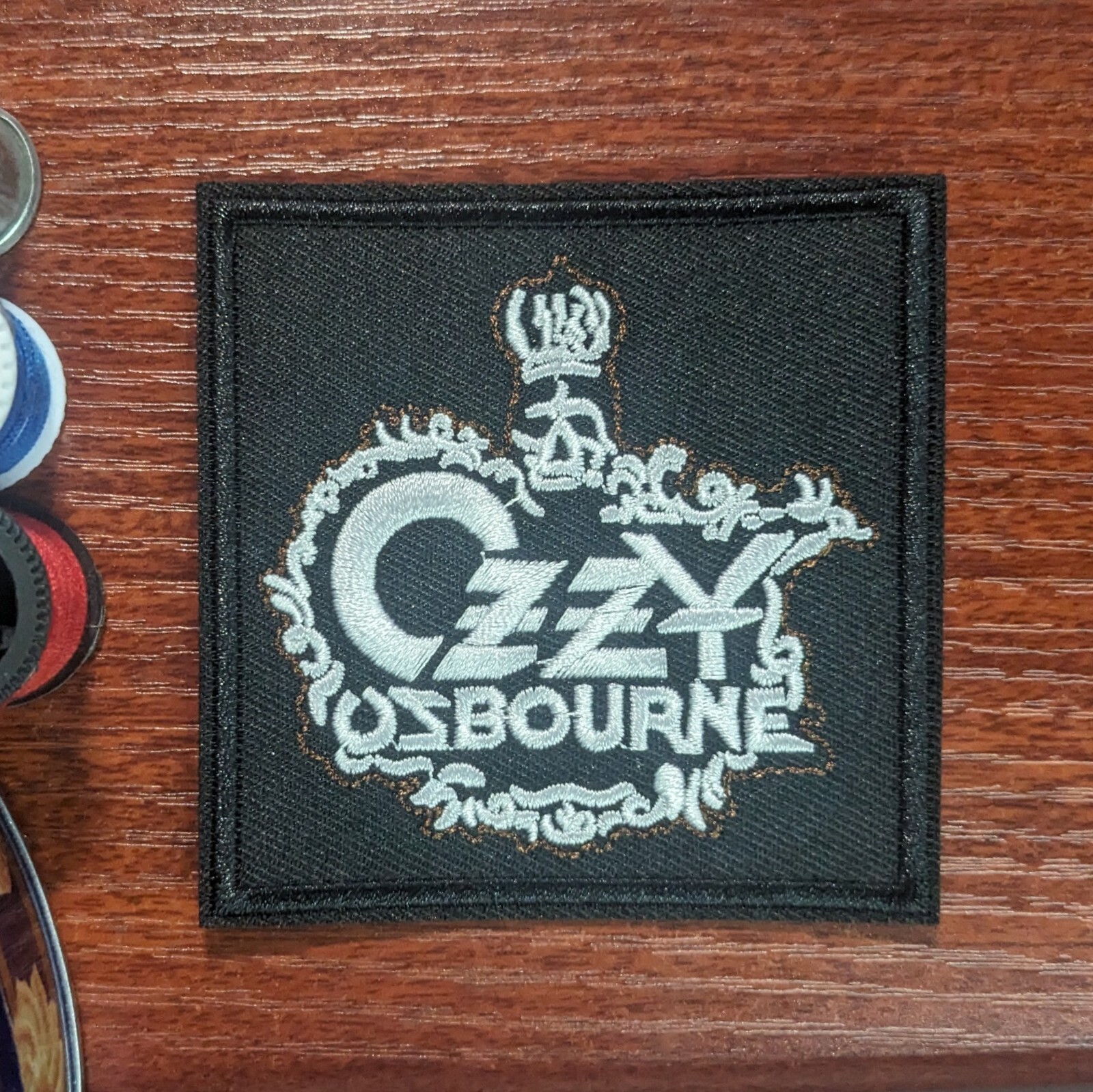 Ozzy Osbourne Patch Black Sabbath Heavy Metal Embroidered Iron On Patch 3×3″