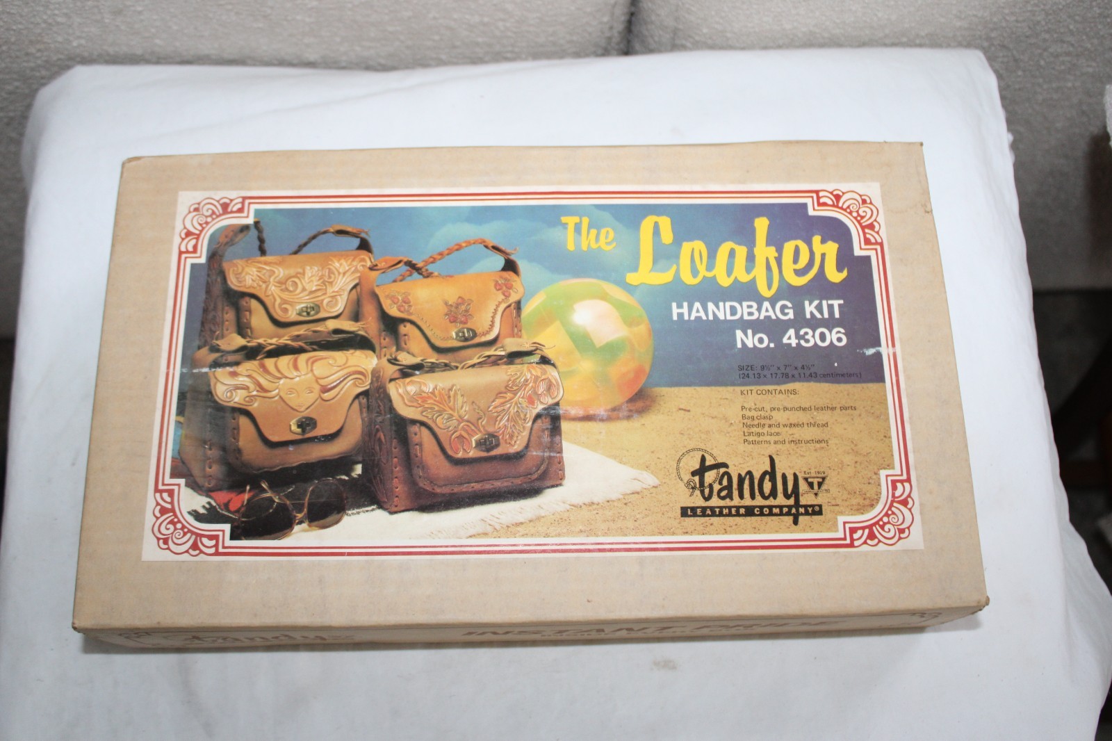 NOS Vintage Tandy Leather THE LOAFER Handbag Purse Kit No. 4306 – New Old Stock
