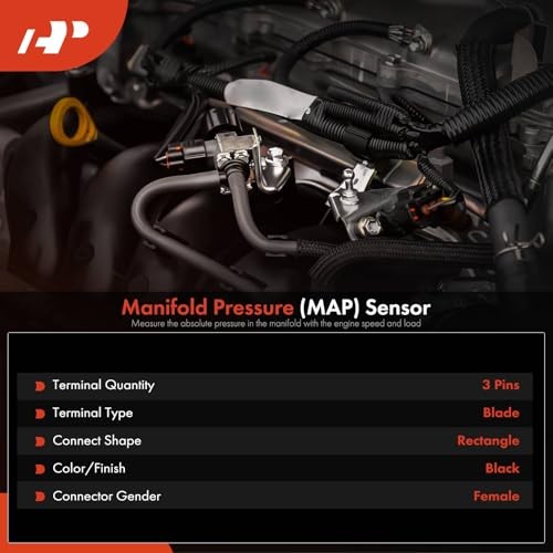 MAP Manifold Absolute Pressure Sensor Compatible with Ford Escape 2005-2008,