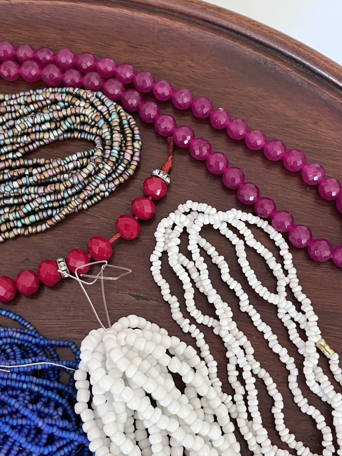 Lot of Beads for Craft – Glass, Millifiore, AB Luster, Lampwork