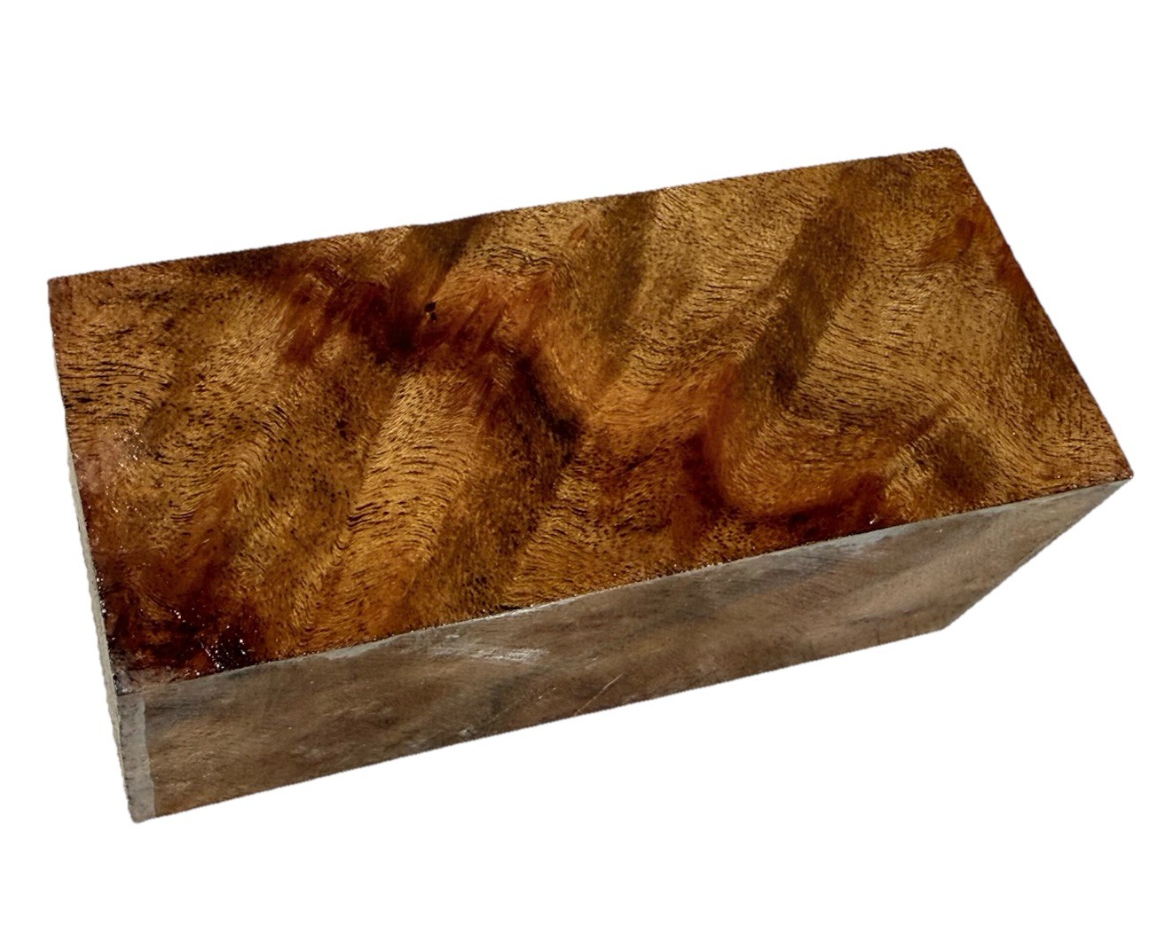 Camphor burl wood turning blank 2-3/8″ x 2-3/8″ x 5-5/8″ (c61) Dried