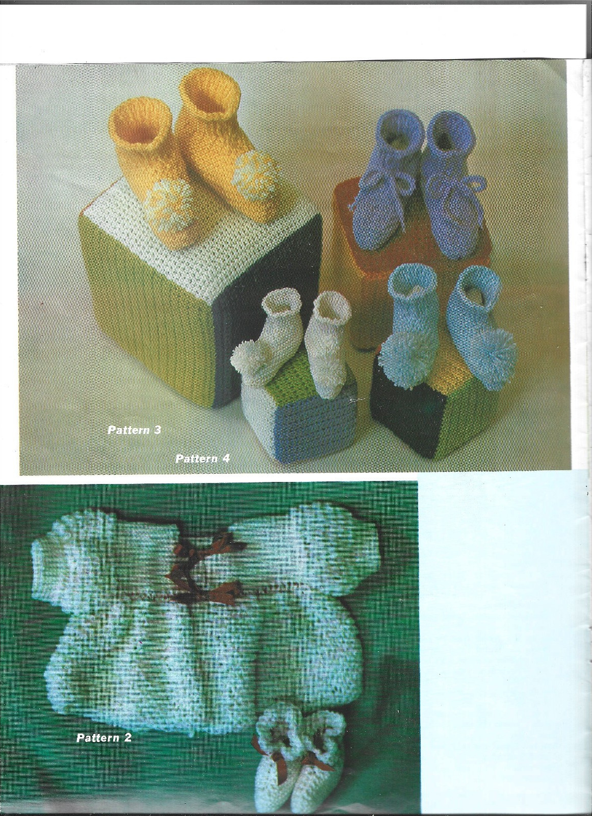 6 Months to 6 Years Knit & Crochet Pattern Book #15 12 Patterns