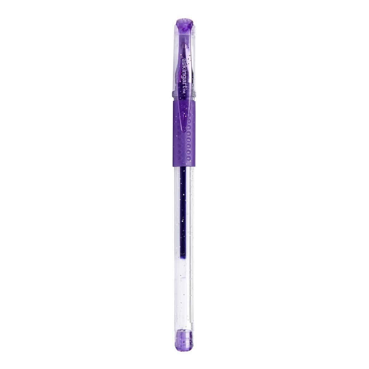 30 Count Glitter Gel Pens Set Assorted Colors Smooth Writing Non Toxic