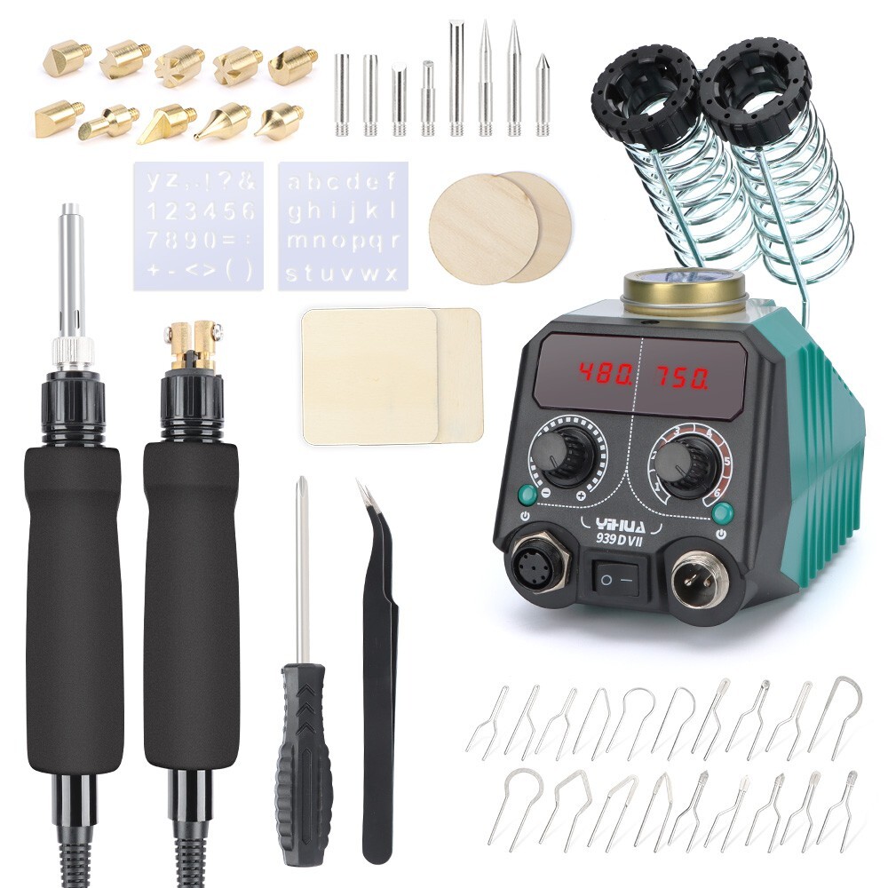 YIHUA 150W Digital Pyrography Wood Burning Kit – Solid-Point & Wire-Nib Pens
